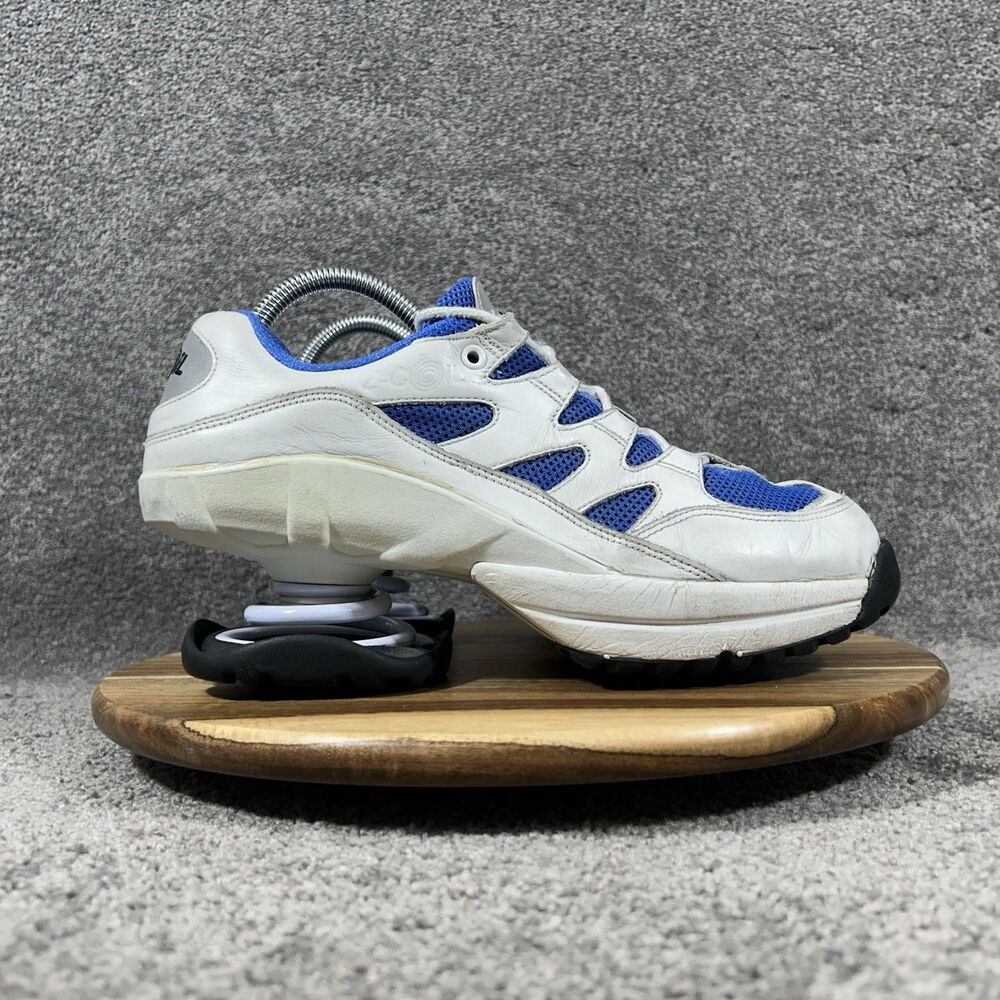 Z-Coil Freedom Classic Women's Size 9 White Leather Blue Mesh Orthopedic Shoes